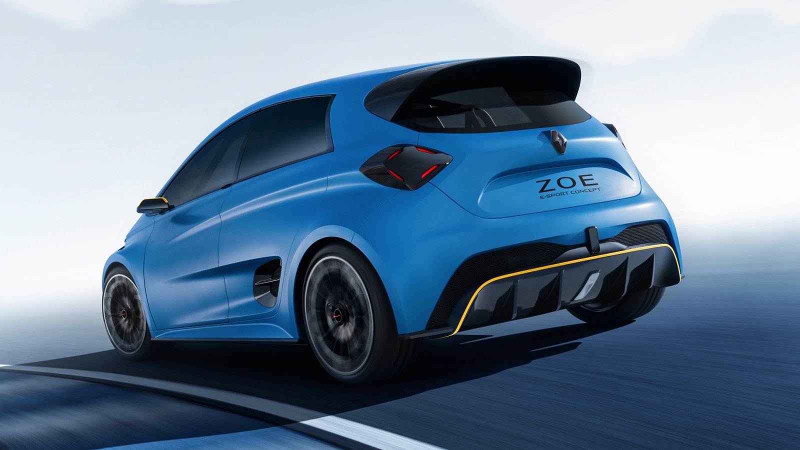 Το αμάξωμα του ZOE e-sport έγινε από ανθρακονήματα και έτσι το βάρος του δεν ξεπερνά τα 1.400 κιλά, παρόλο που οι μπαταρίες μόνο ζυγίζουν 450 κιλά. Κά